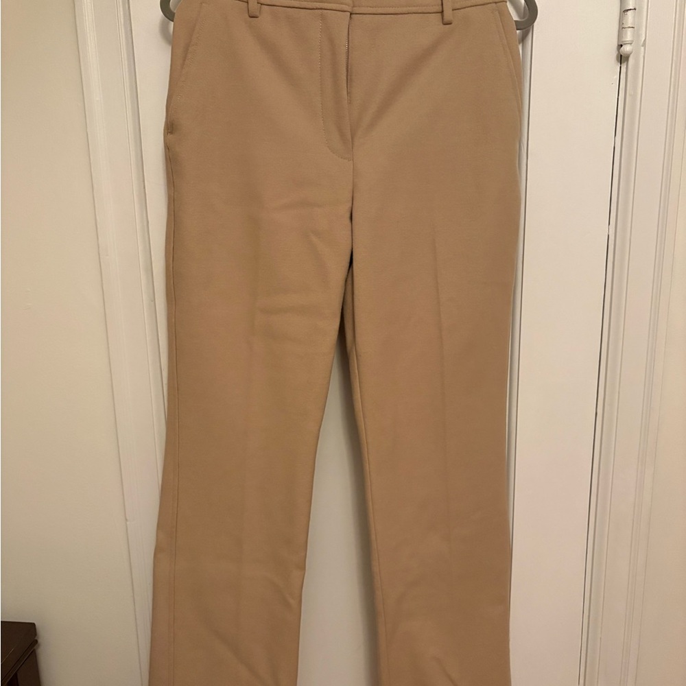 Babaton Slim Straight Trousers in Camel
